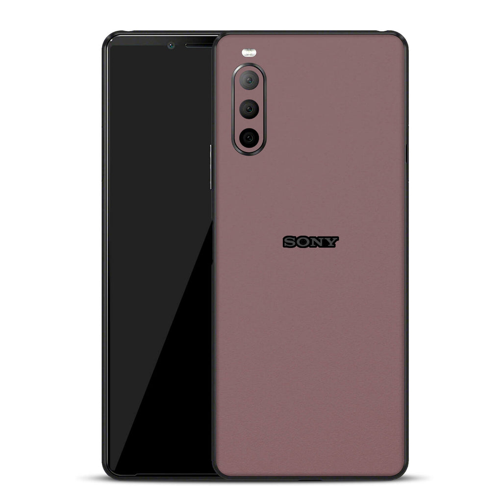 Sony Xperia 10 ii Textured matt mulberry skins