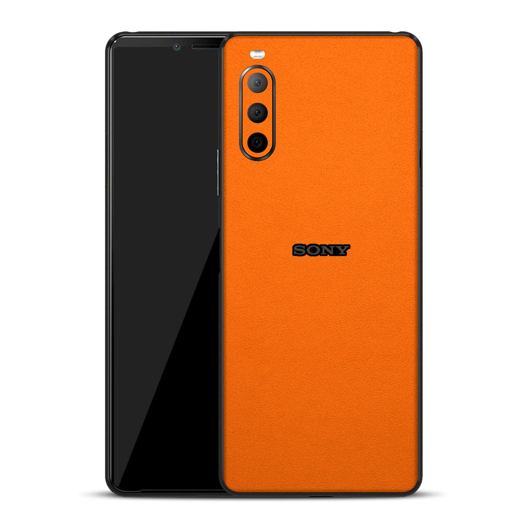 Sony Xperia 10 ii Textured matt orange skins