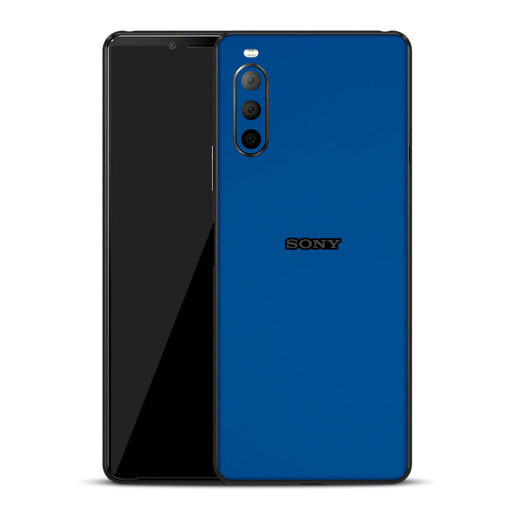 Sony Xperia 10 ii Textured matt royal blue skins