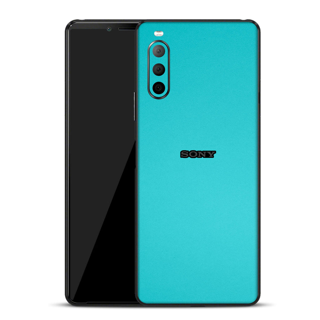 Sony Xperia 10 ii Textured matt turquoise skins