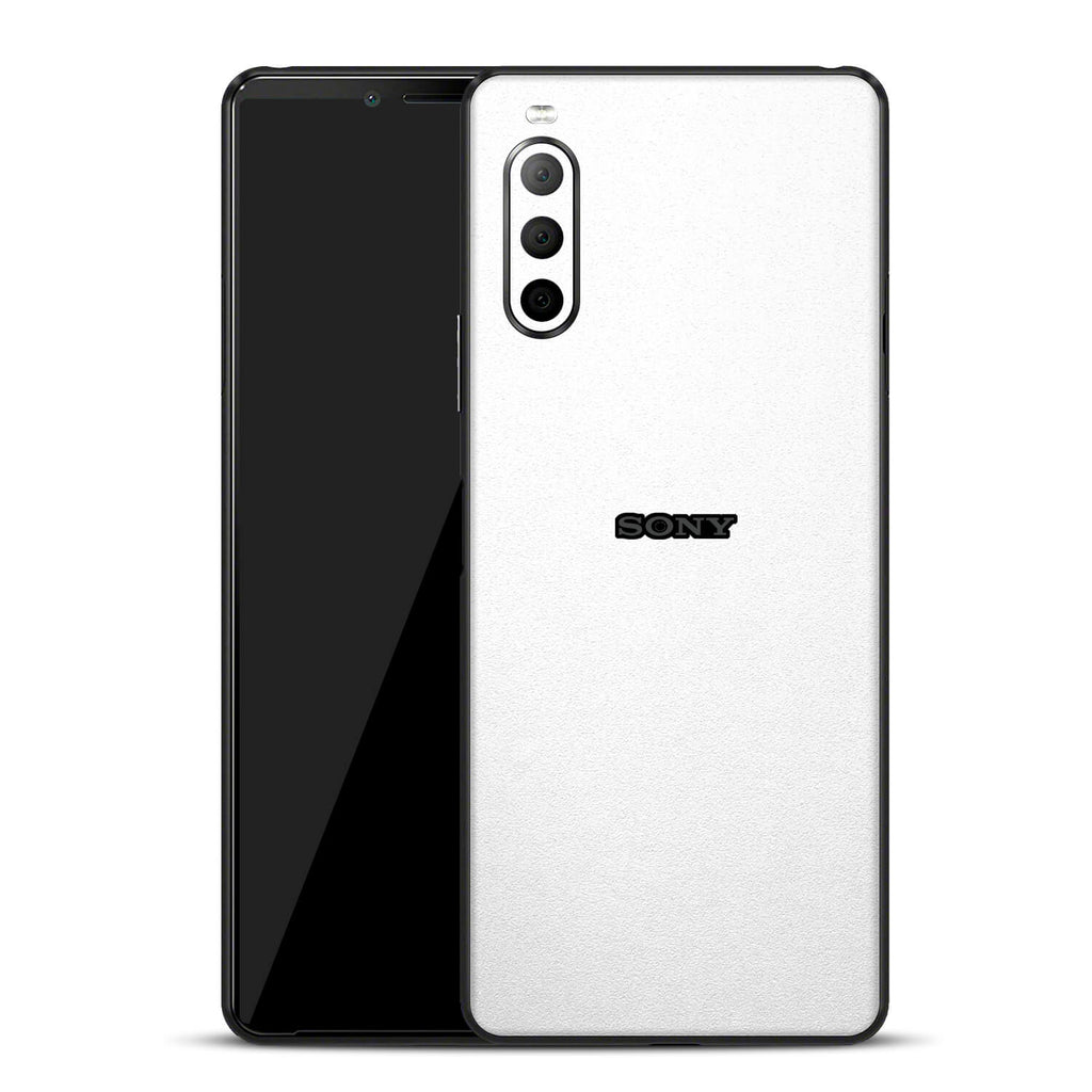 Sony Xperia 10 ii Textured matt white skins