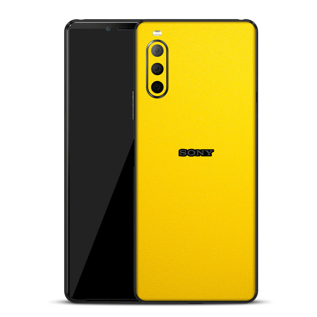 Sony Xperia 10 ii Textured matt yellow skins