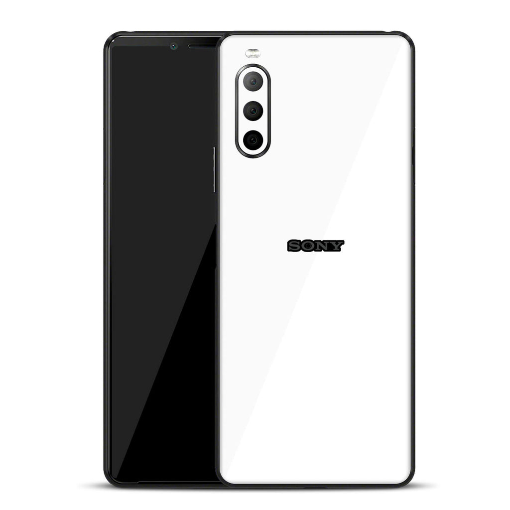 Sony Xperia 10 ii White gloss skins