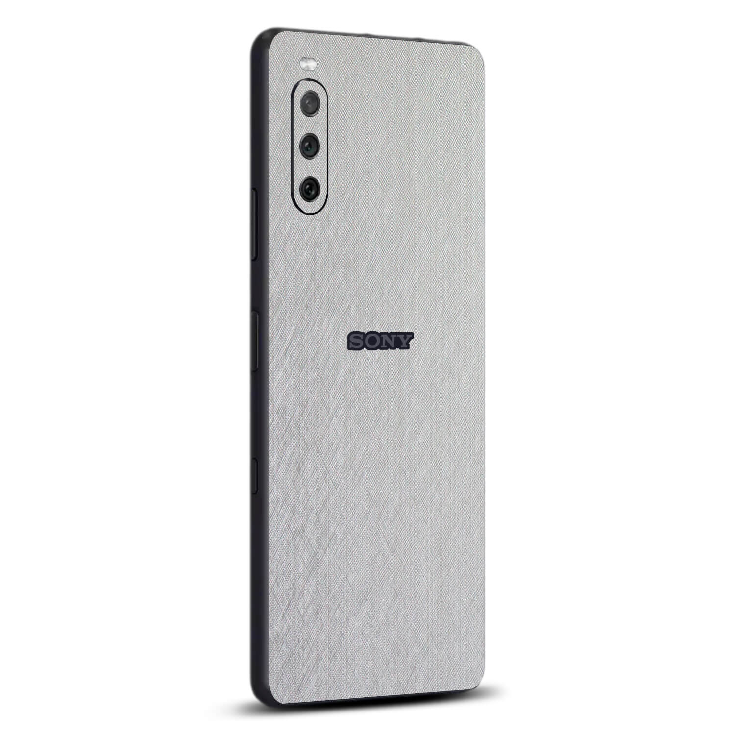 Sony Xperia 10 iii Brushed aluminium skins