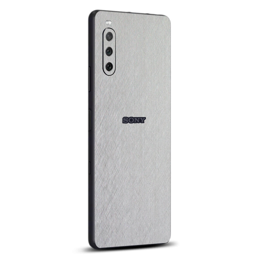 Sony Xperia 10 iii Brushed aluminium skins