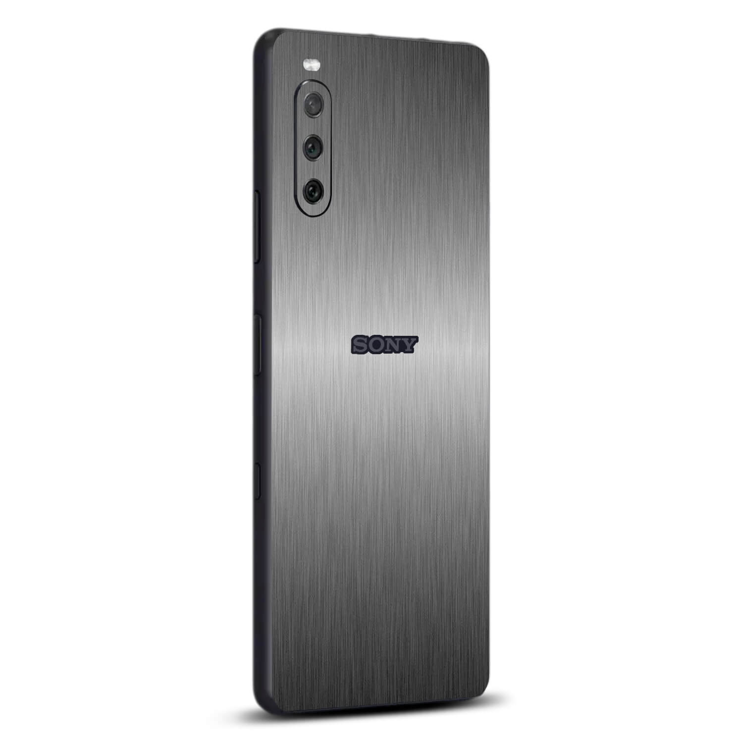 Sony Xperia 10 iii Brushed titanium skins