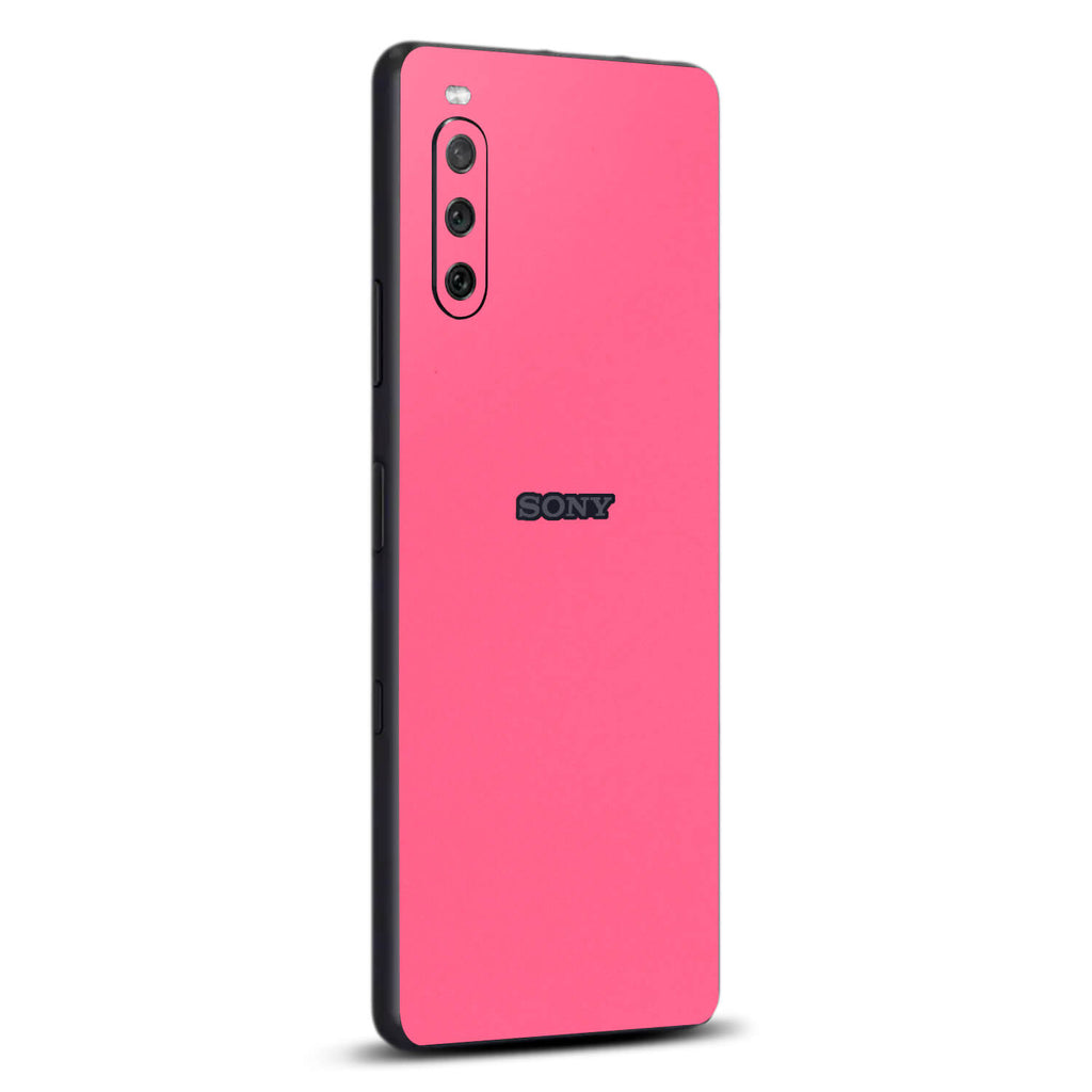 Sony Xperia 10 iii Textured matt pink skins