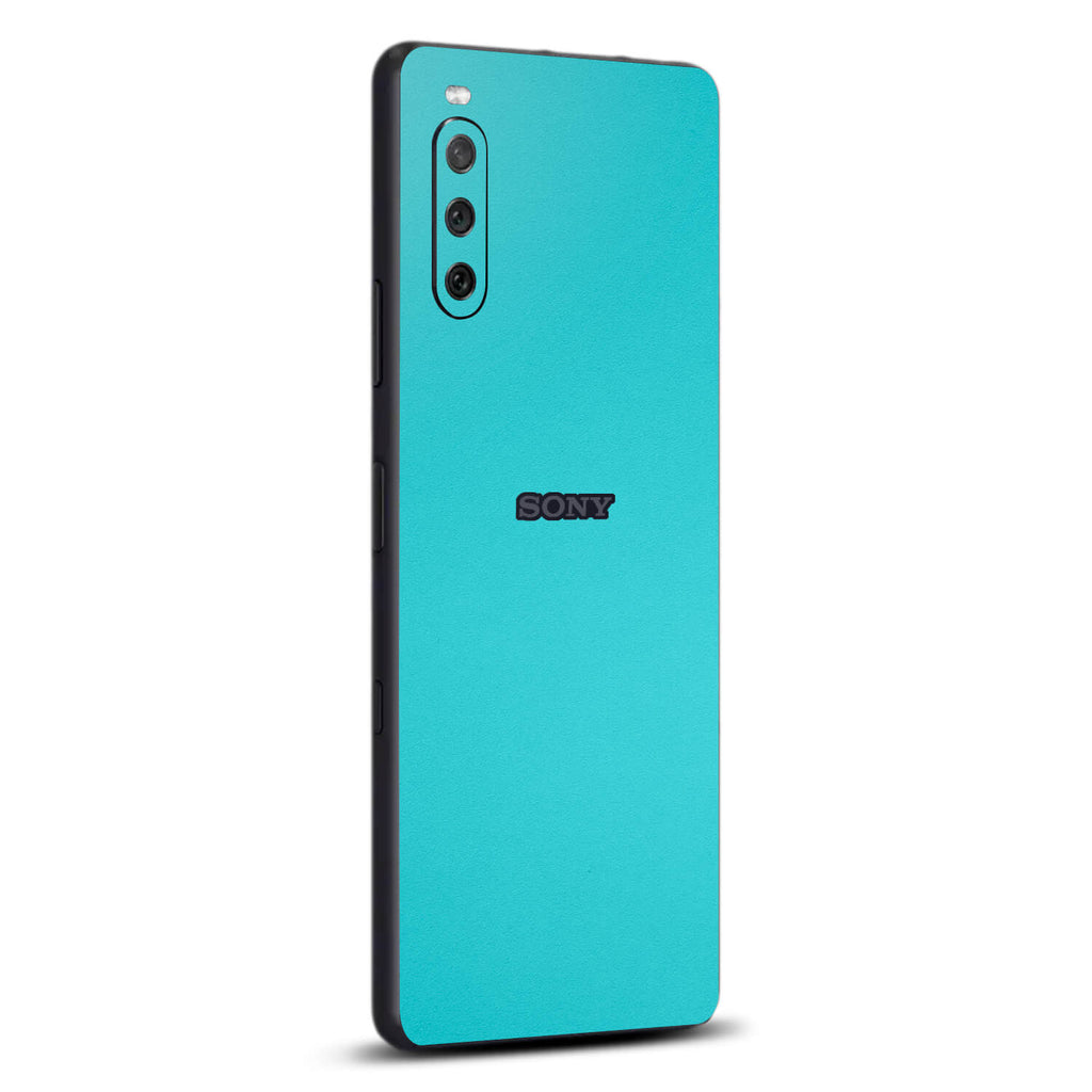 Sony Xperia 10 iii Textured matt turquoise skins
