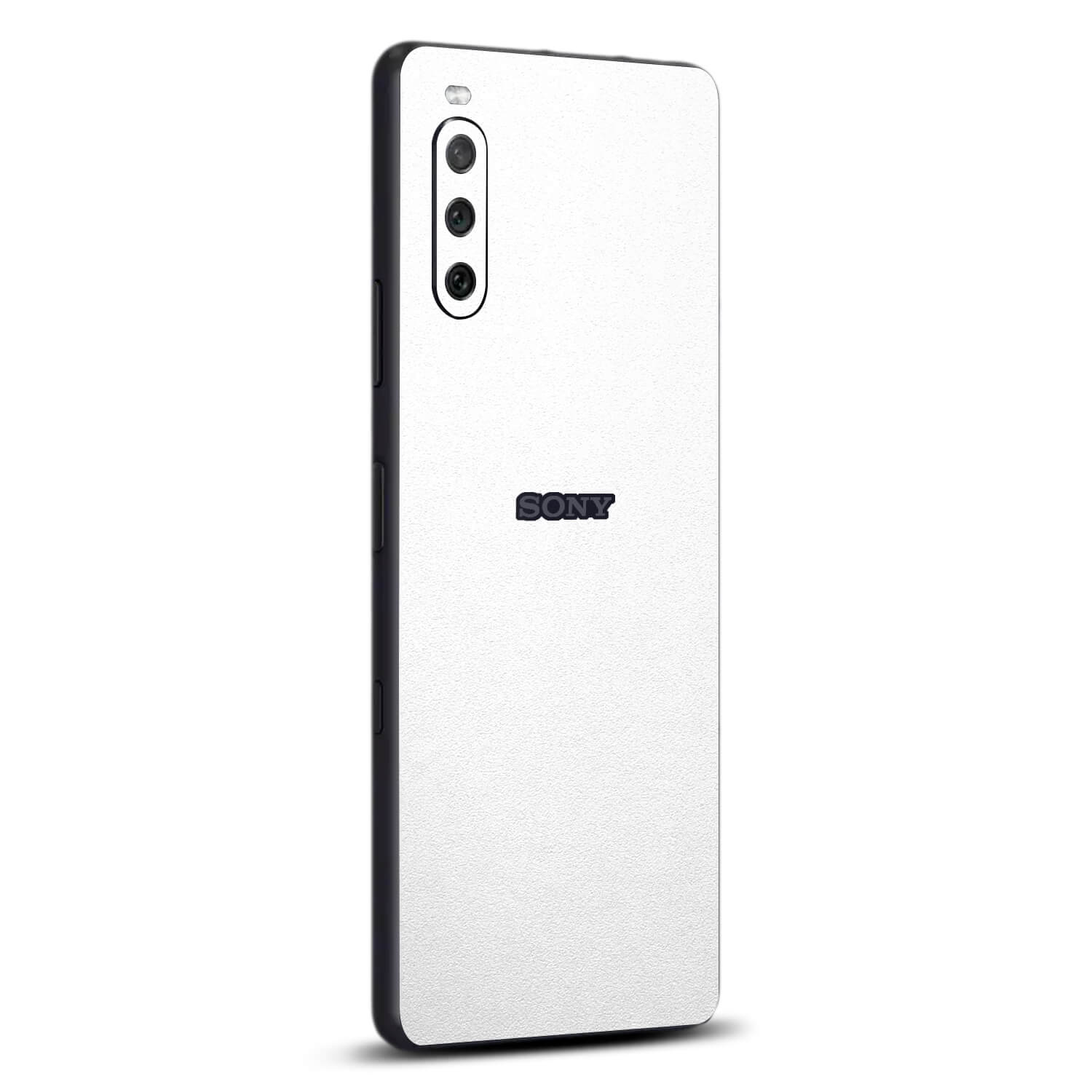 Sony Xperia 10 iii Textured matt white skins