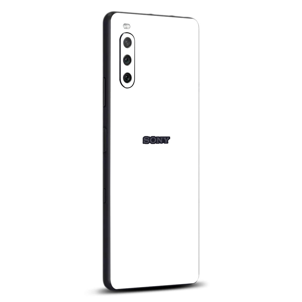 Sony Xperia 10 iii White gloss skins