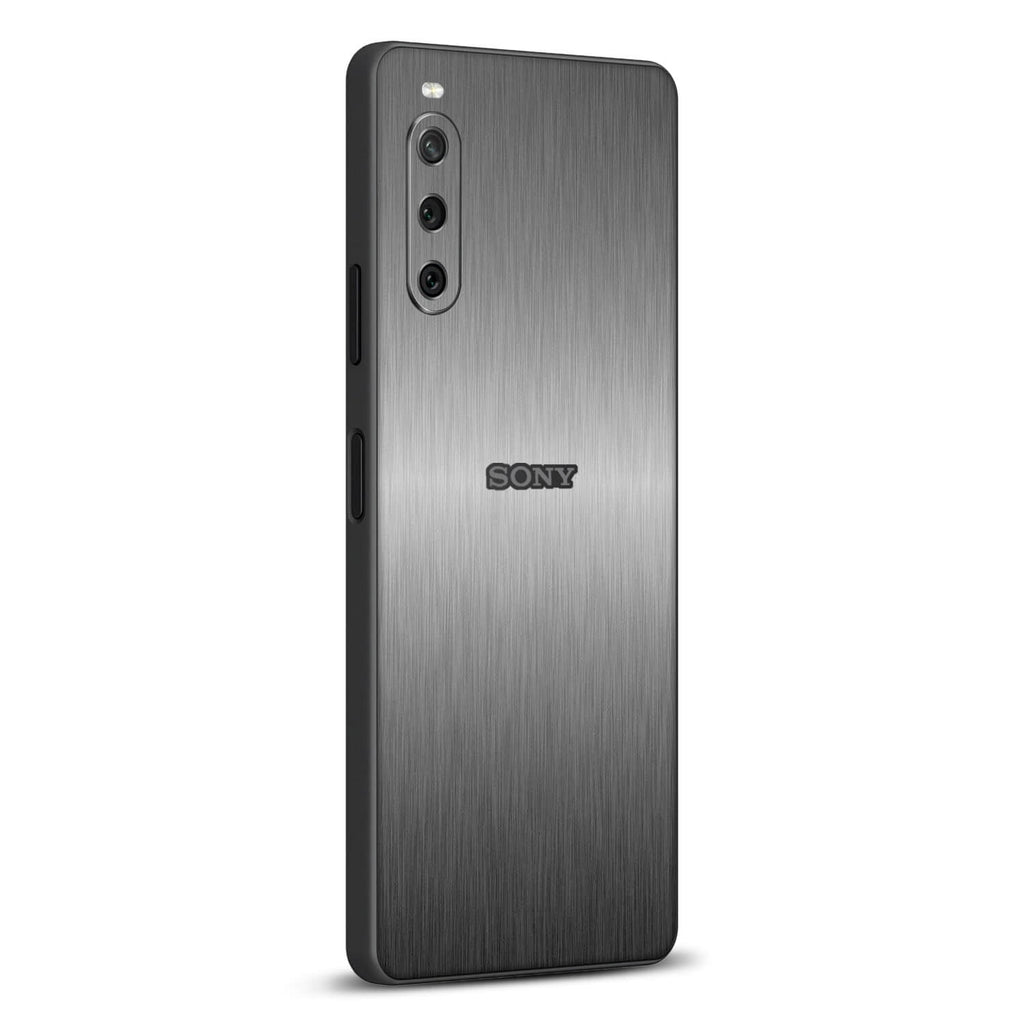 Sony Xperia 10 IV Brushed titanium skins
