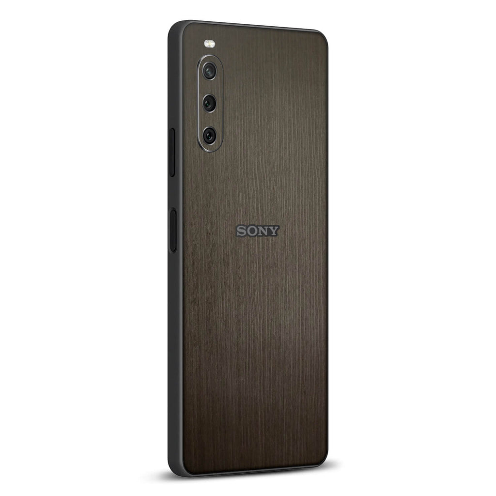 Sony Xperia 10 IV Silverblack wood skins