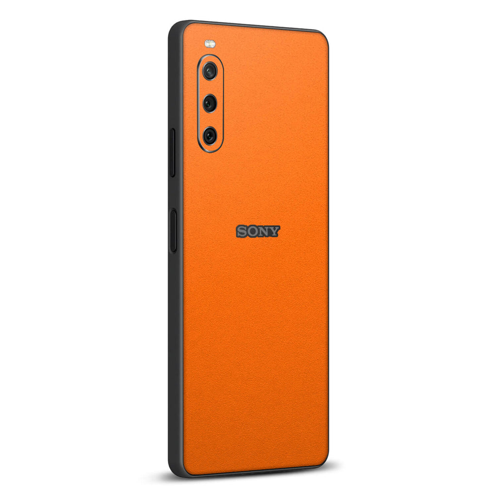 Sony Xperia 10 IV Textured matt orange skins