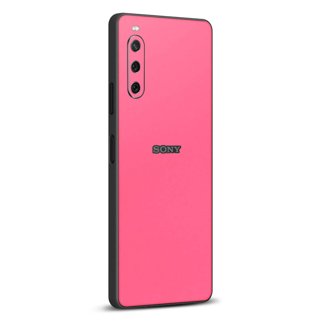 Sony Xperia 10 IV Textured matt pink skins