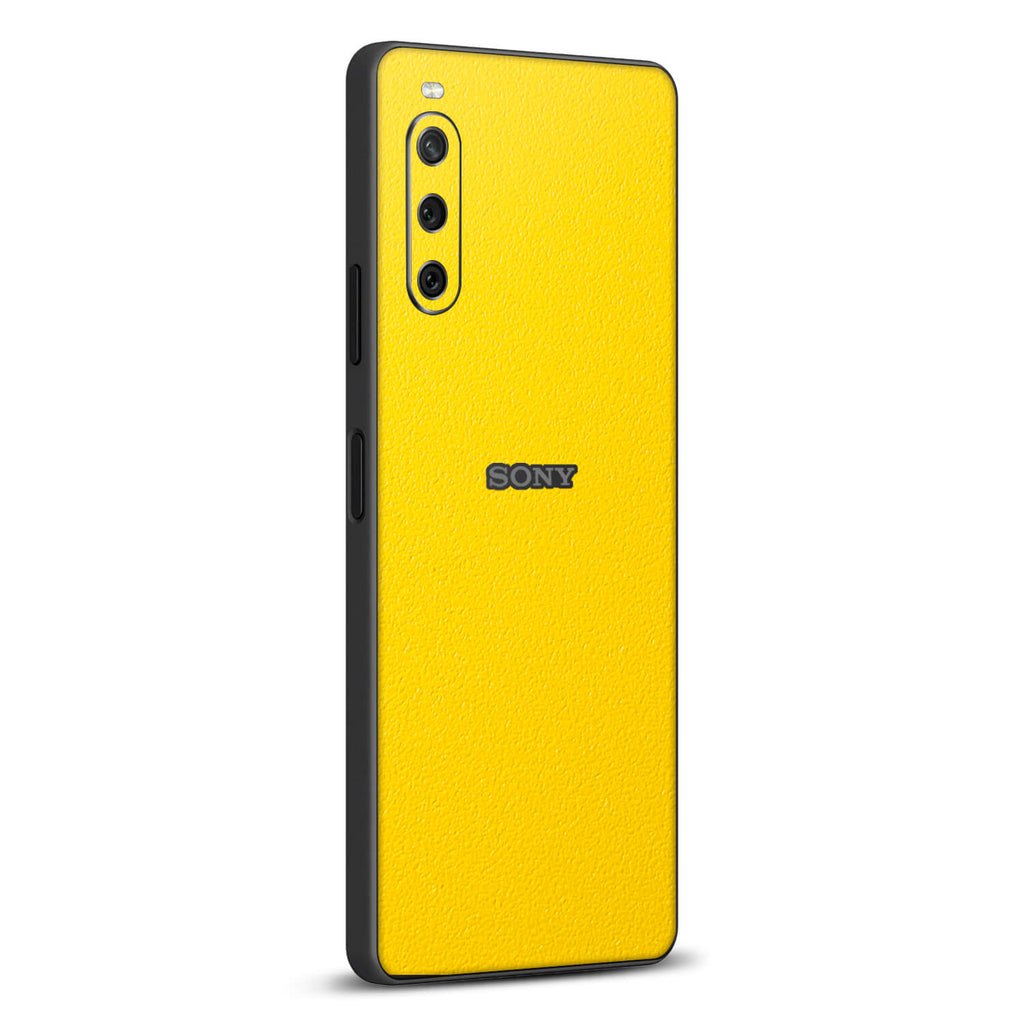 Sony Xperia 10 IV Textured matt yellow skins