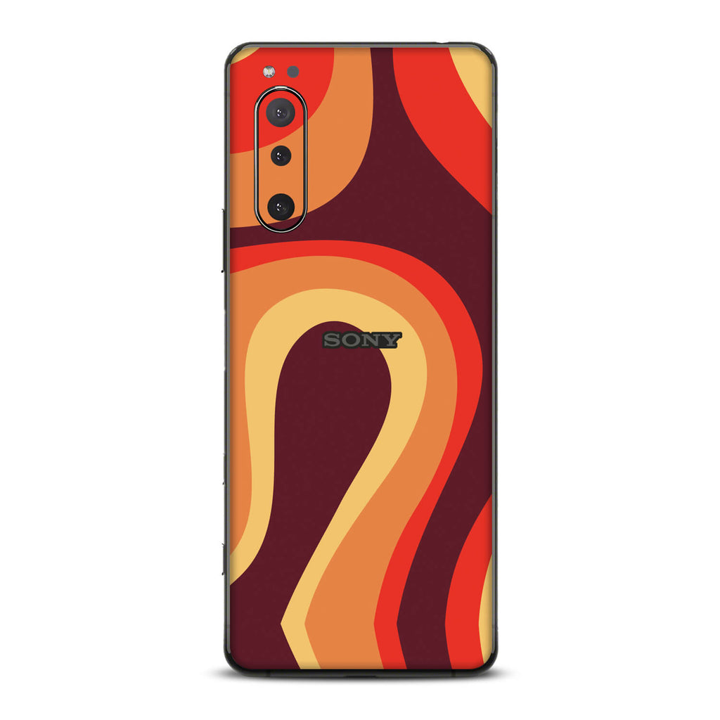 Sony Xperia 5 ii Abstract lava skins