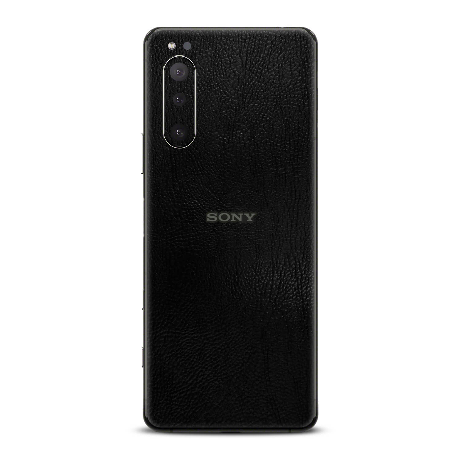 Sony Xperia 5 ii Black Leather Skins