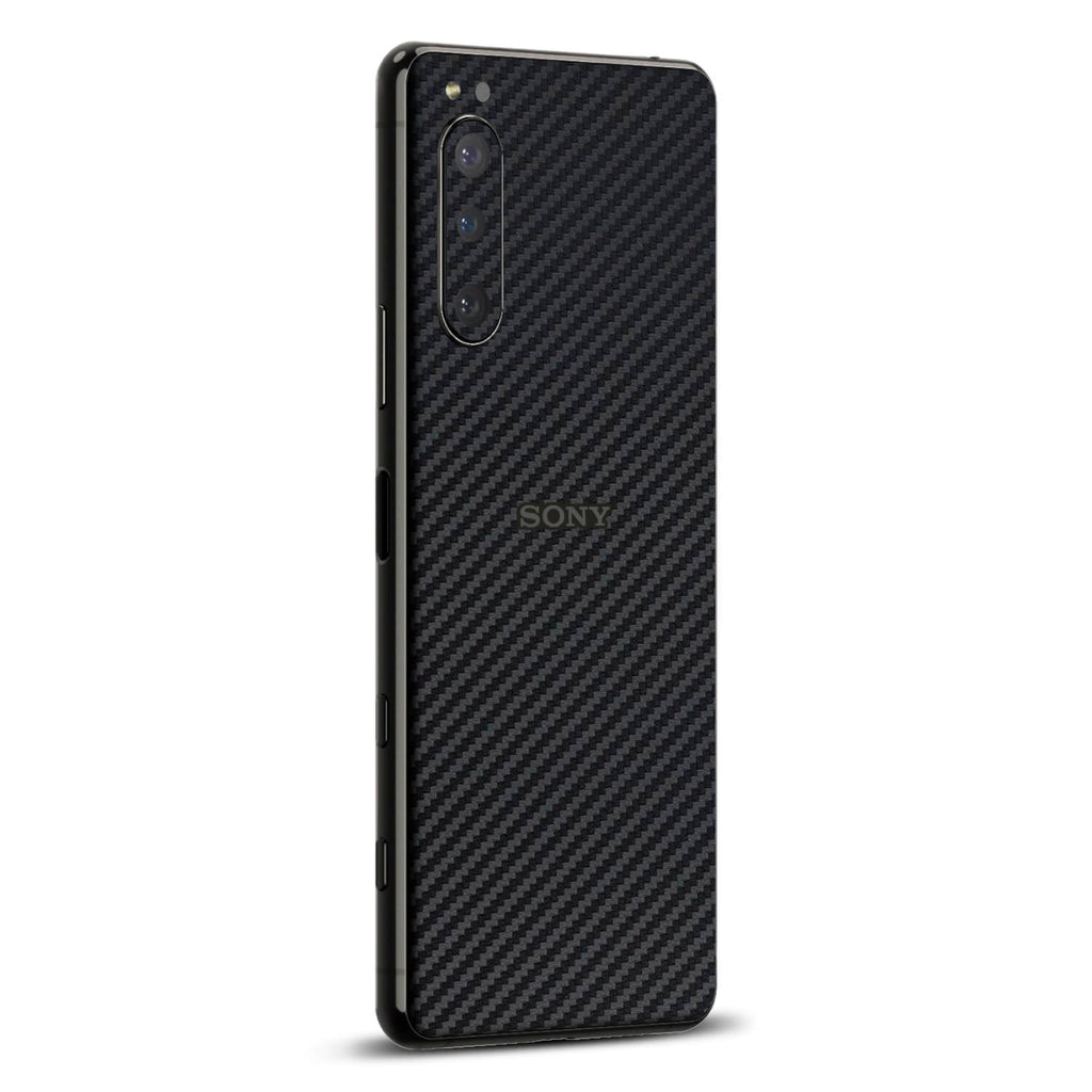 Sony Xperia 5 iii Black carbon fibre skins