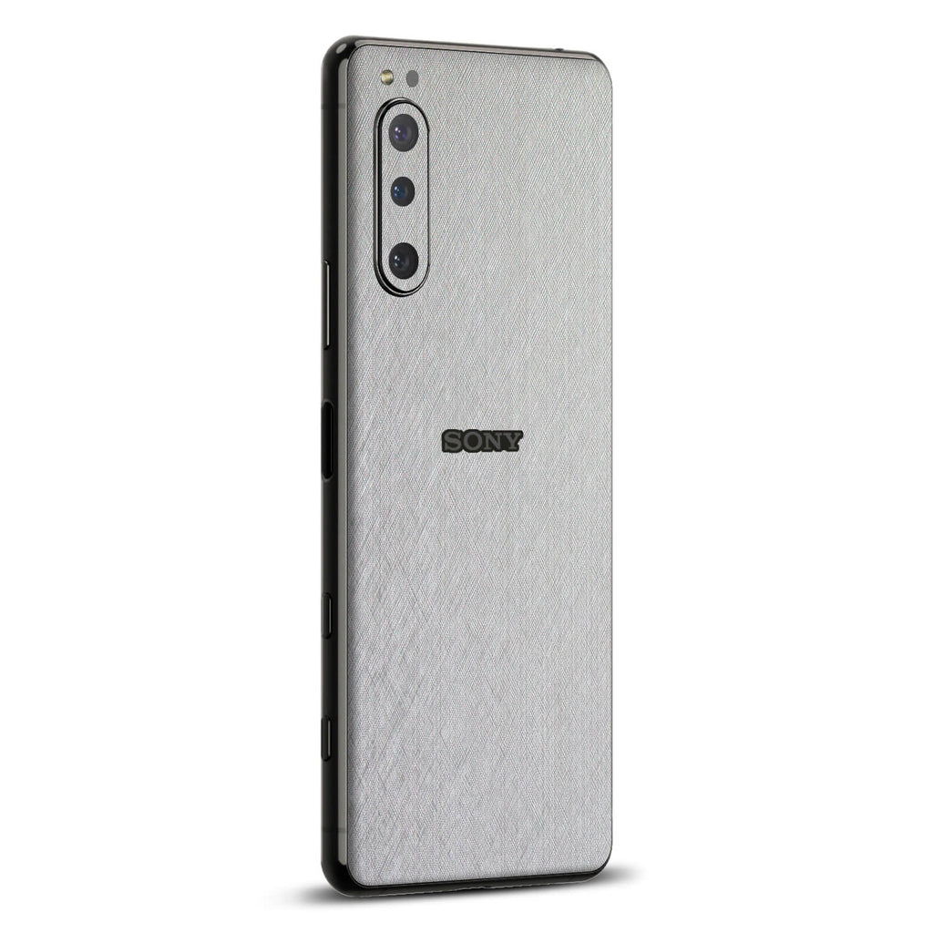 Sony Xperia 5 iv Brushed aluminium skins