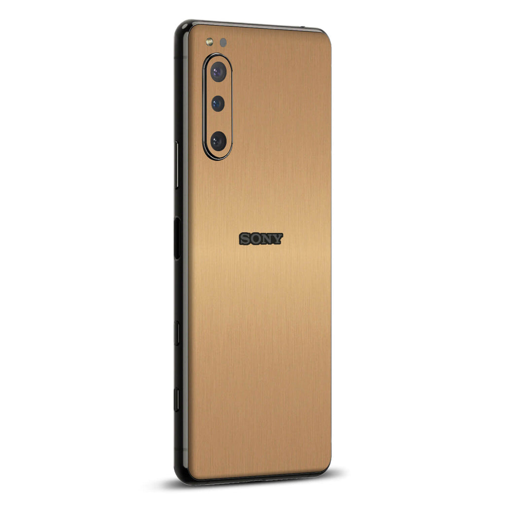 Sony Xperia 5 iii Brushed gold skins