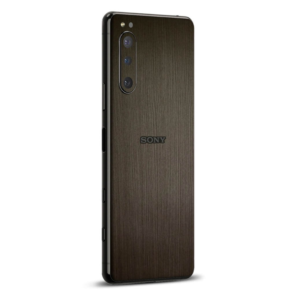 Sony Xperia 5 iv Silverblack wood skins