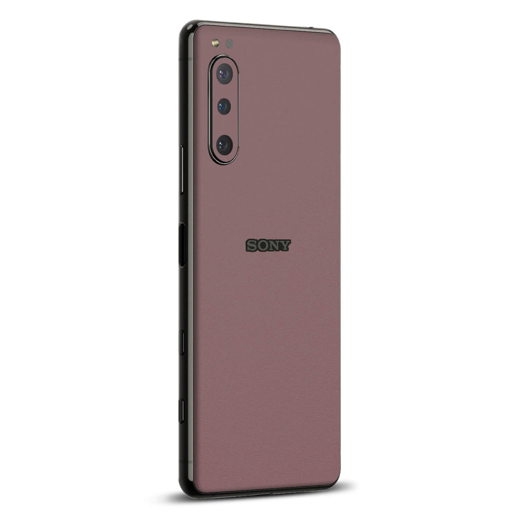 Sony Xperia 5 iv Textured matt mulberry skins