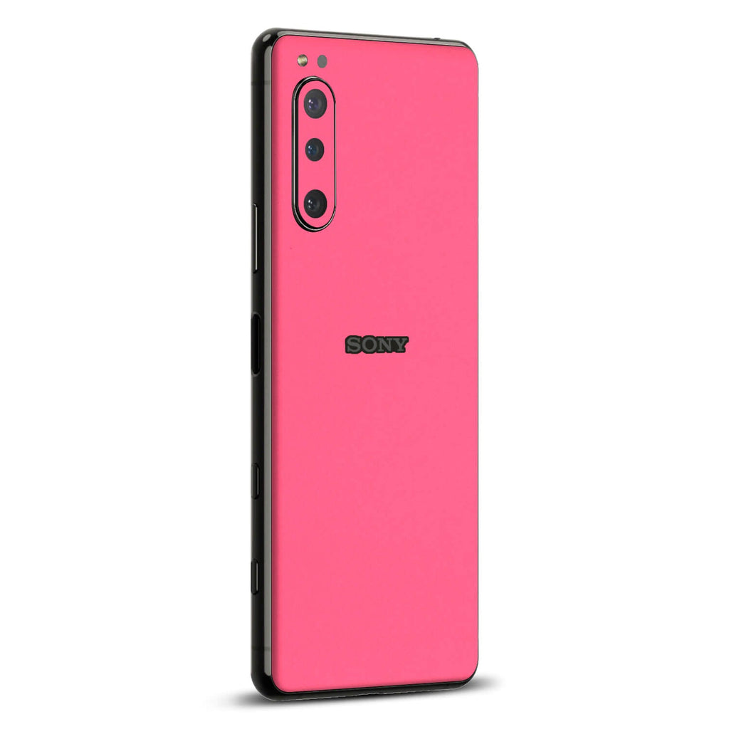 Sony Xperia 5 iv Textured matt pink skins