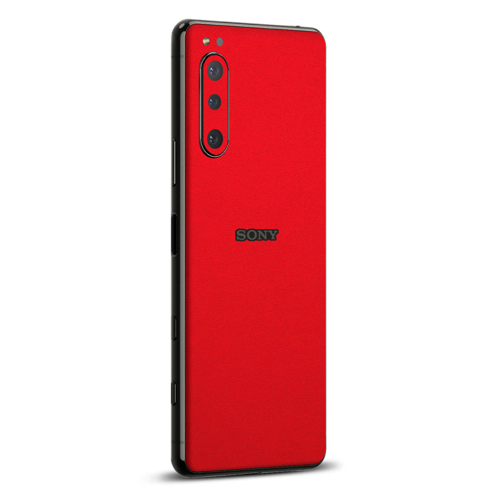 Sony Xperia 5 iii Textured matt red skins
