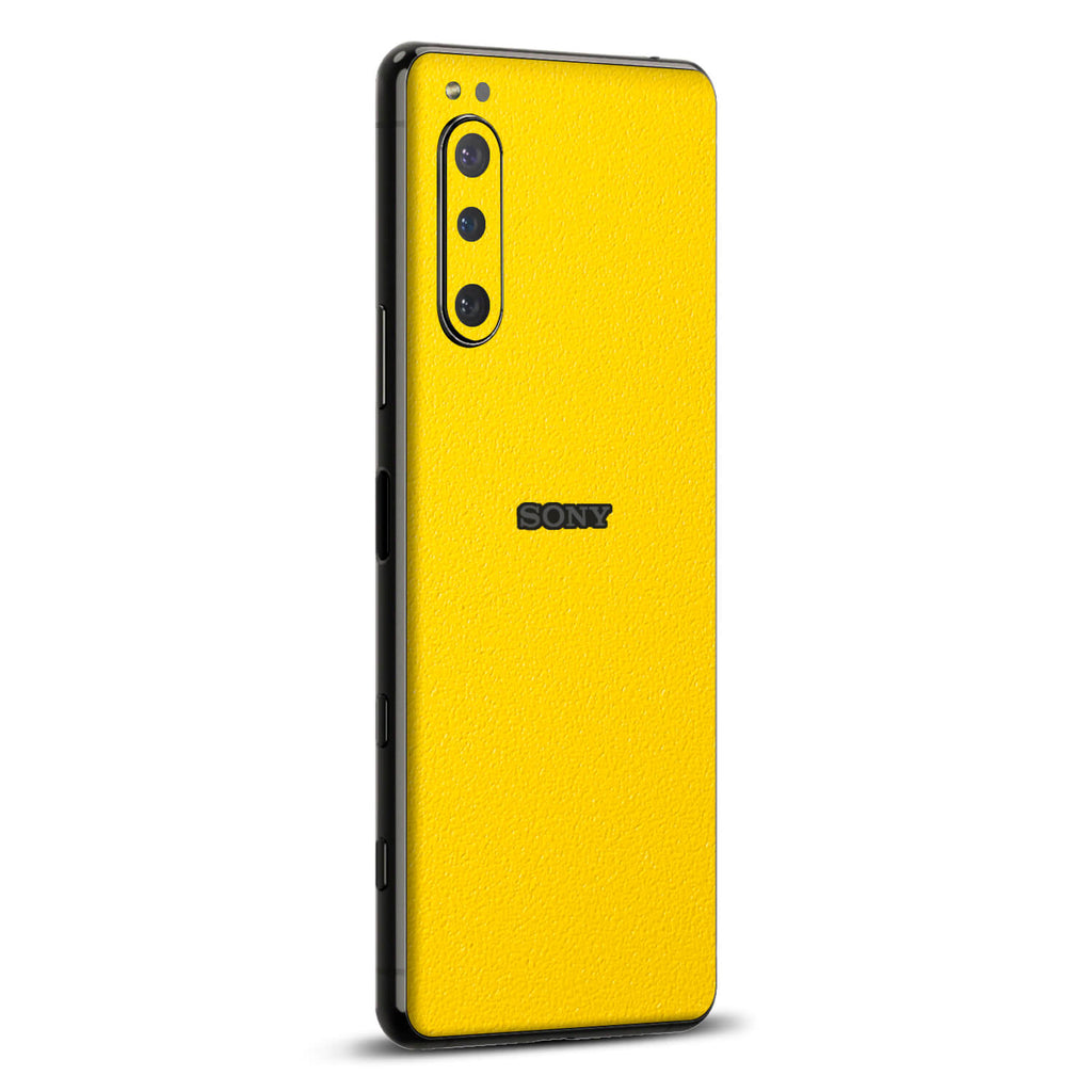 Sony Xperia 5 iii Textured matt yellow skins