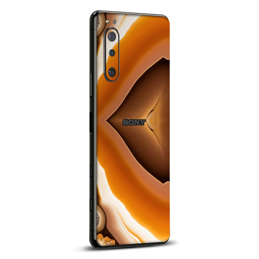 Sony Xperia 5 iv Amber onyx skins
