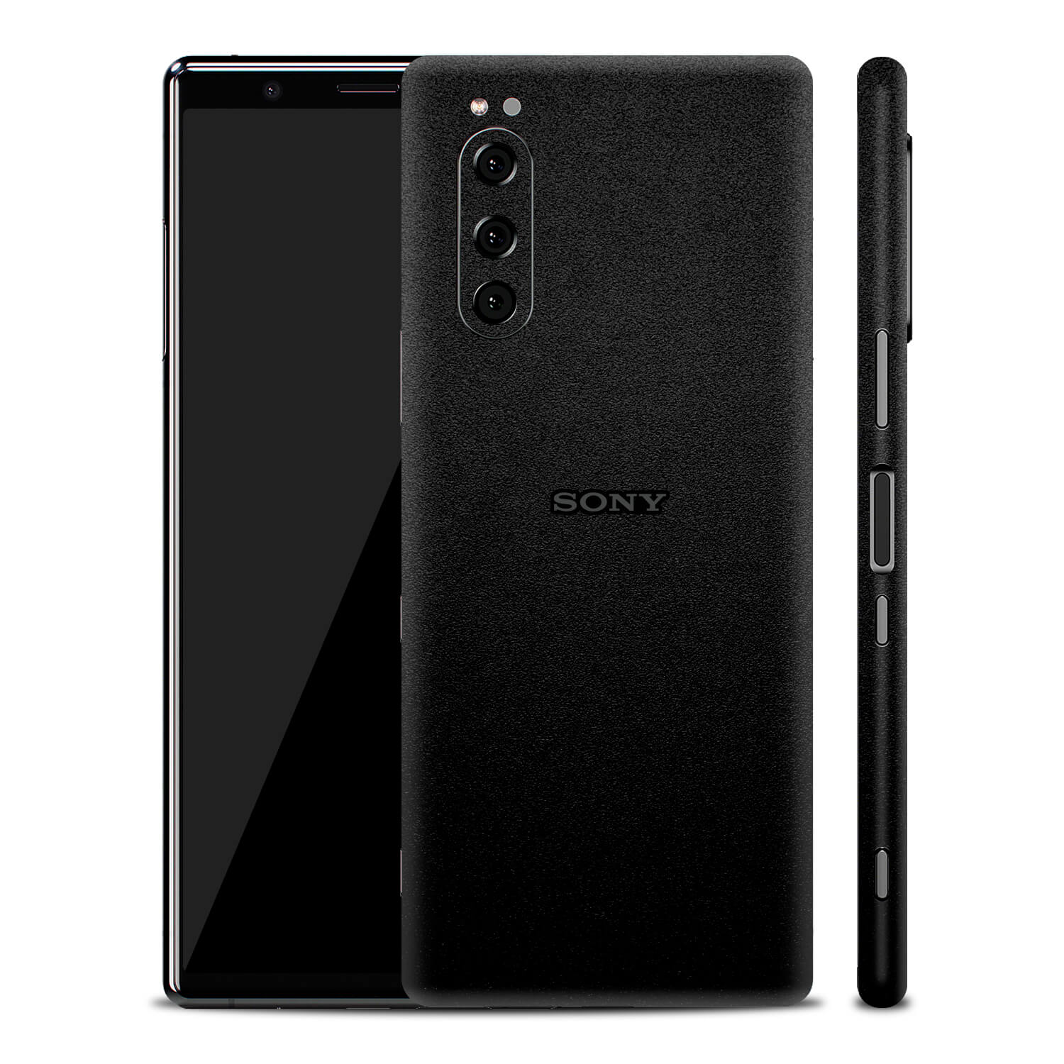 Sony Xperia 5 Textured Matt Black Skins