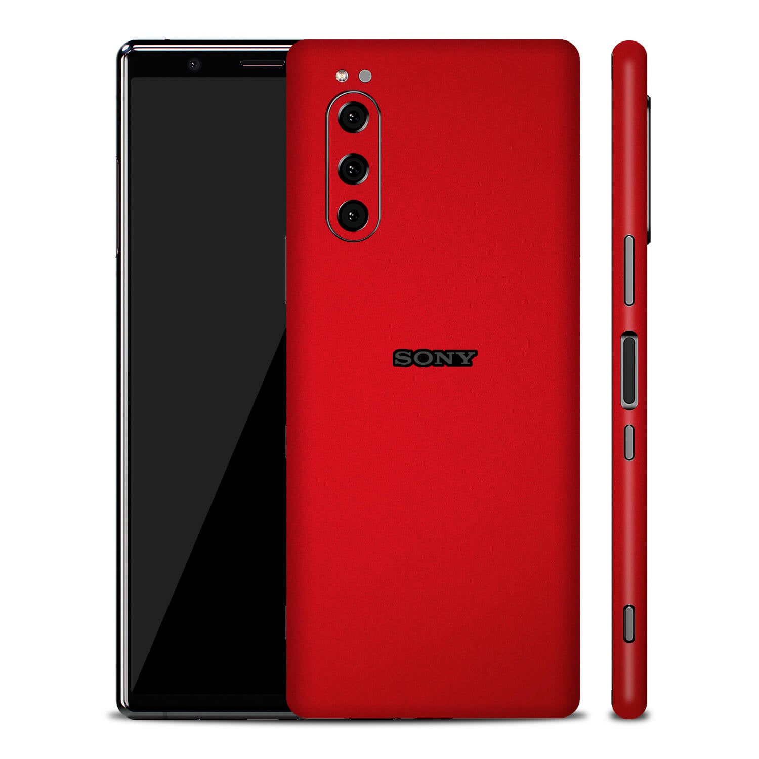Sony Xperia 5 Textured Matt Red Skins