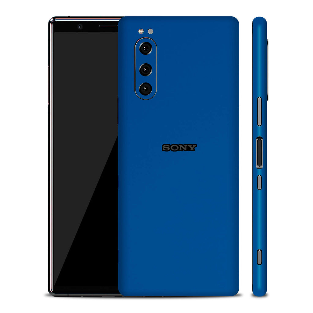 Sony Xperia 5 Textured Matt Royal Blue Skins