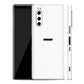 Sony Xperia 5 White Carbon Fibre Skins