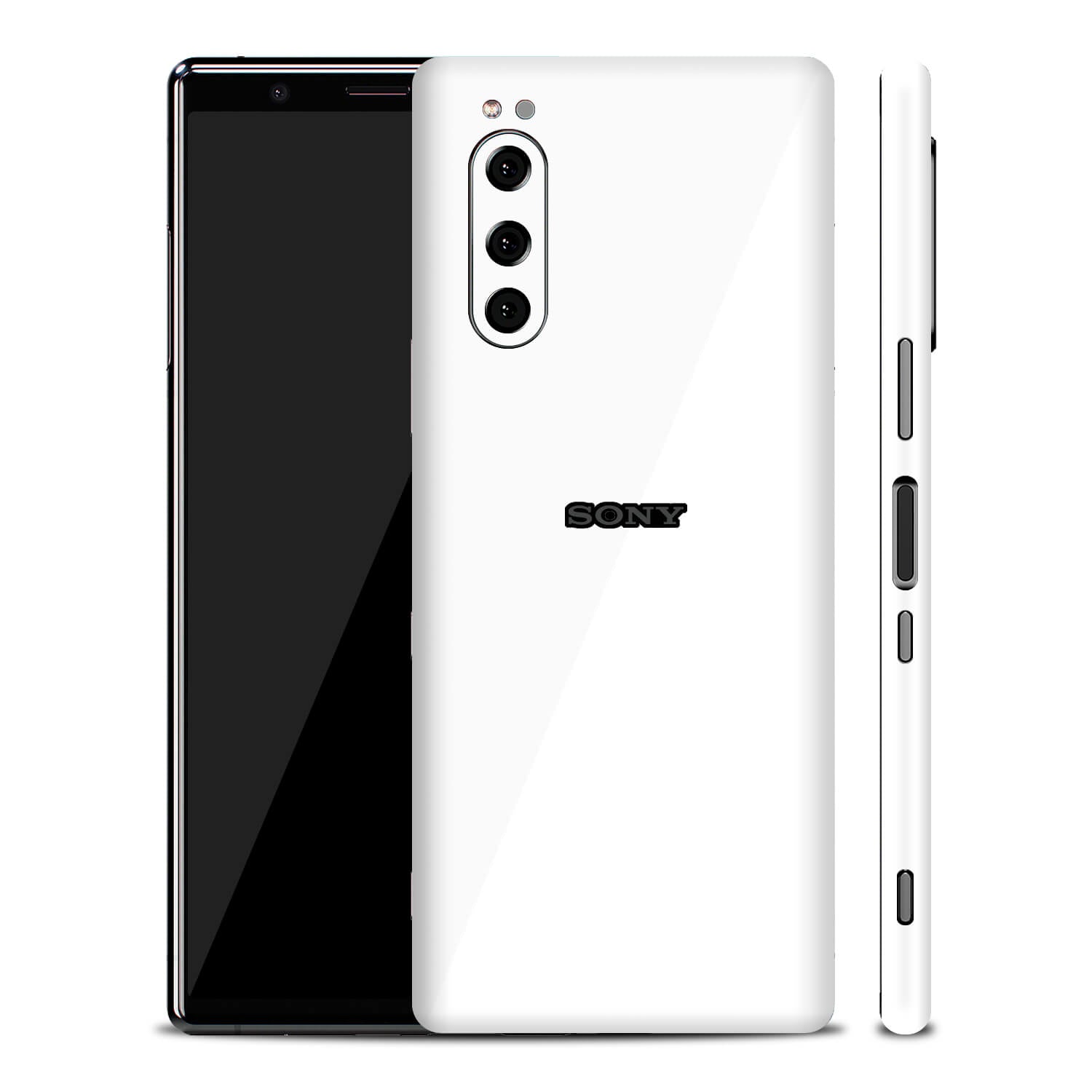 Sony Xperia 5 White Gloss Skins