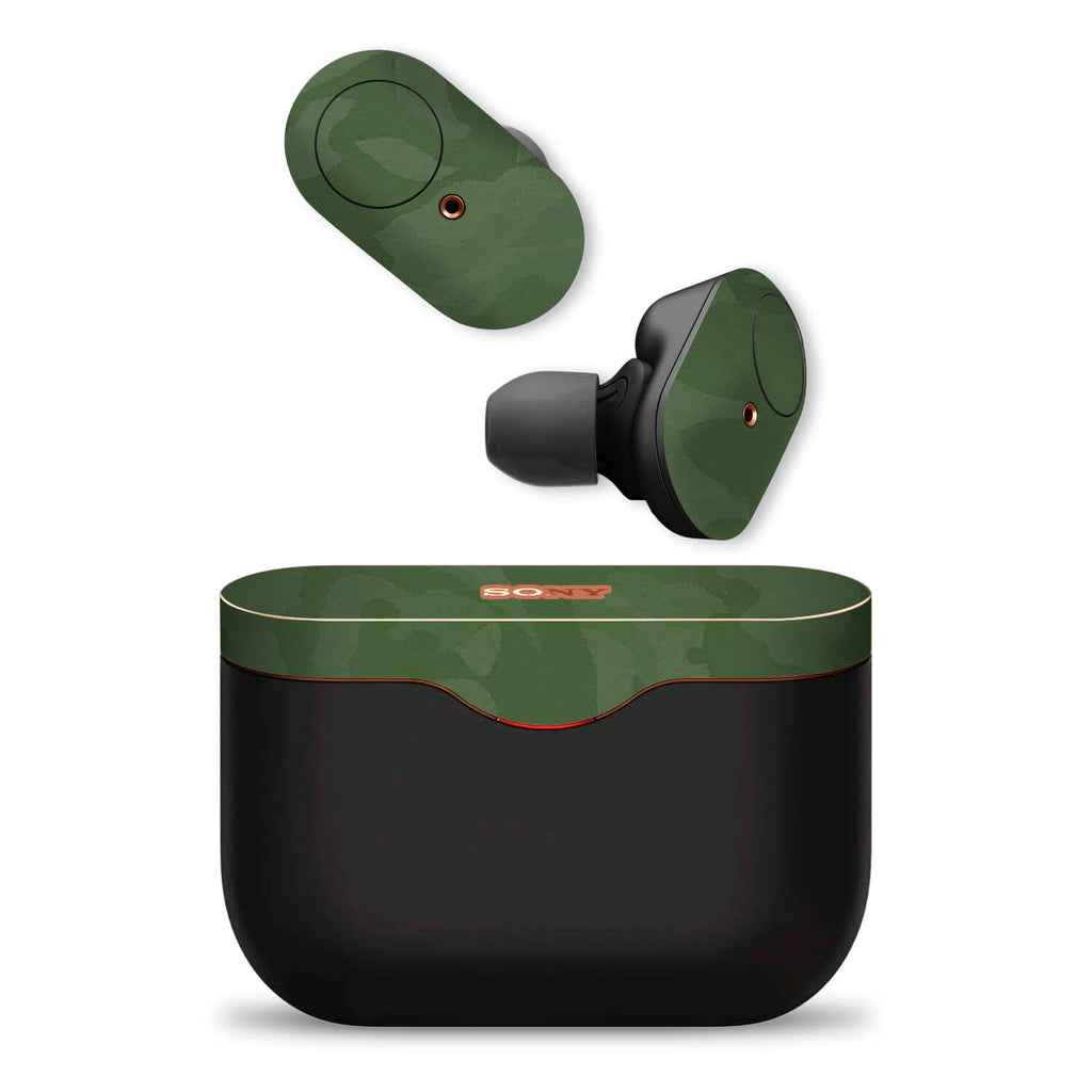 Sony WF-1000XM3 Wireless Noise Cancelling Headphone Green Camo Skins