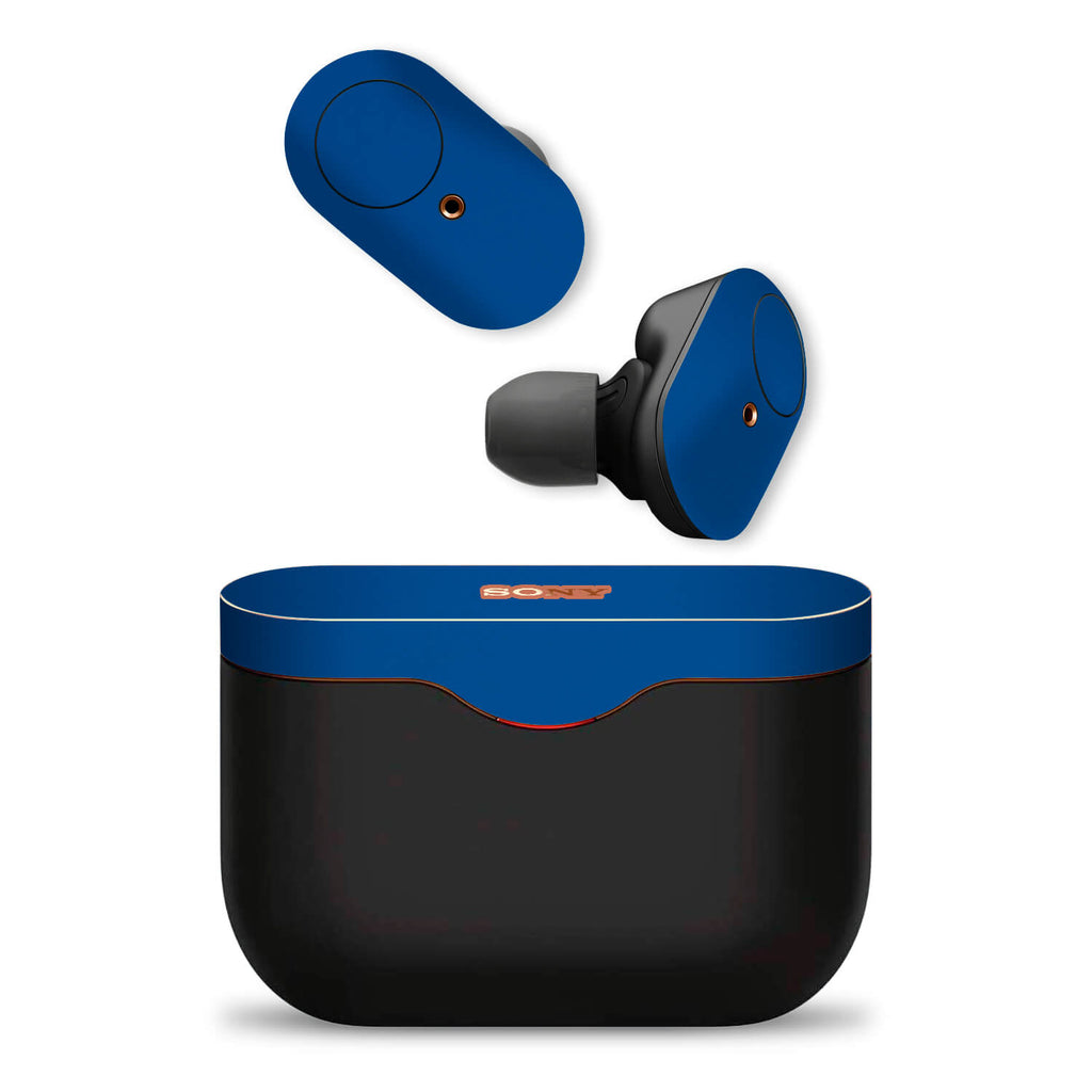 Sony WF-1000XM3 Wireless Noise Cancelling Headphone Textured Matt Royal Blue Skins