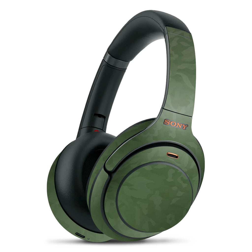 Sony WH1000XM3 Green Camo Skins