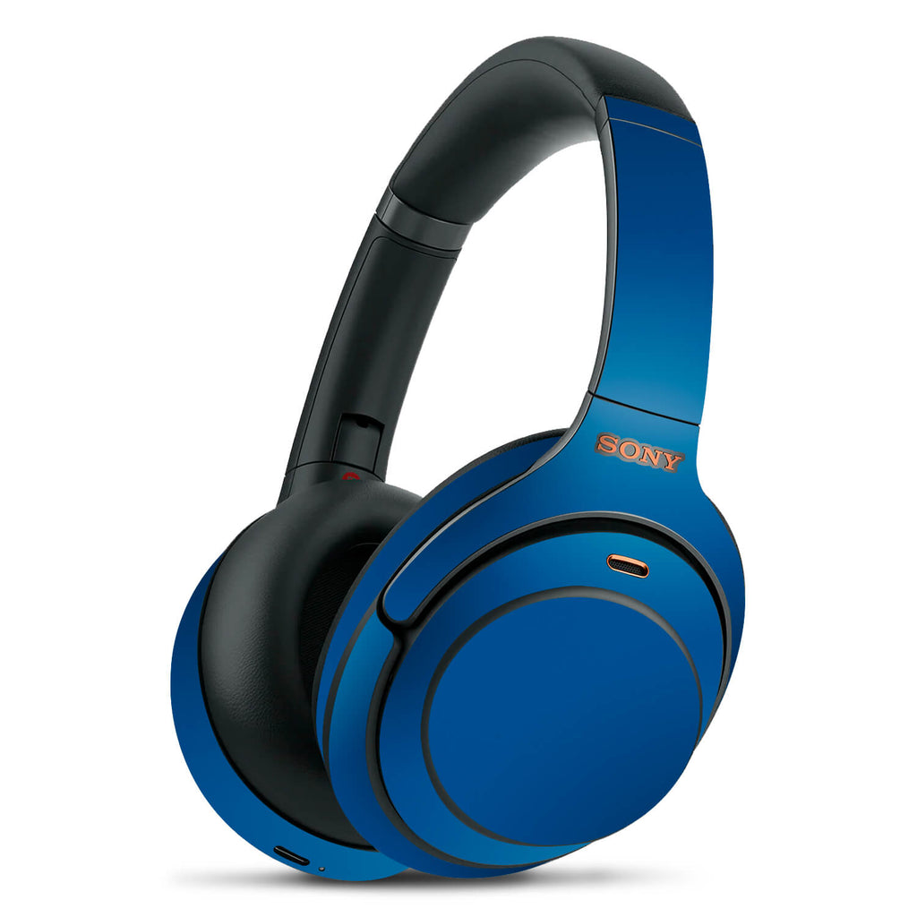 Sony WH1000XM4 Textured Matt Royal Blue Skins