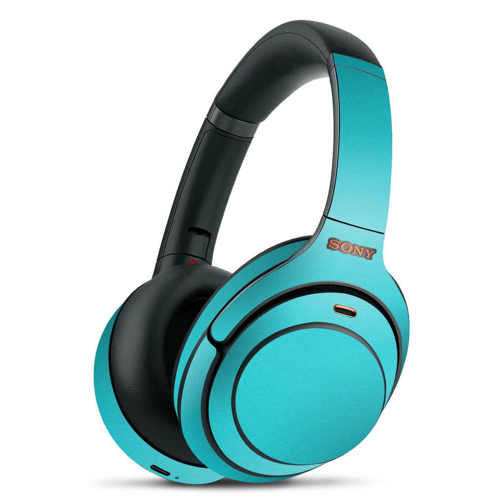 Sony WH1000XM4 Textured Matt Turquoise Skins