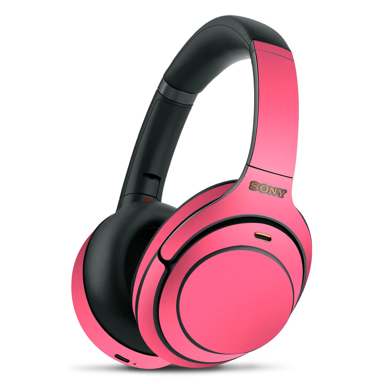 Sony WH1000XM4 Textured Matt Pink Skins