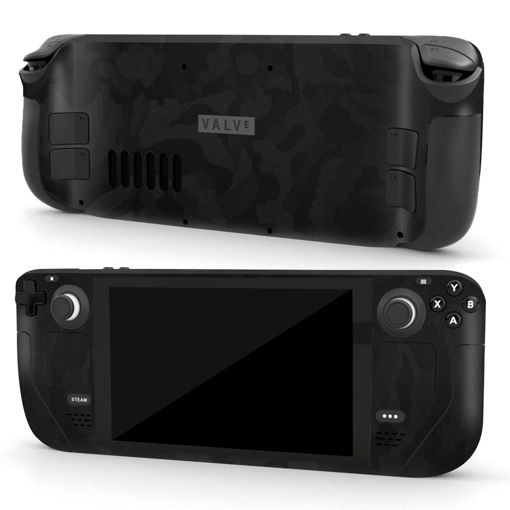 Steam Deck Black camo skins
