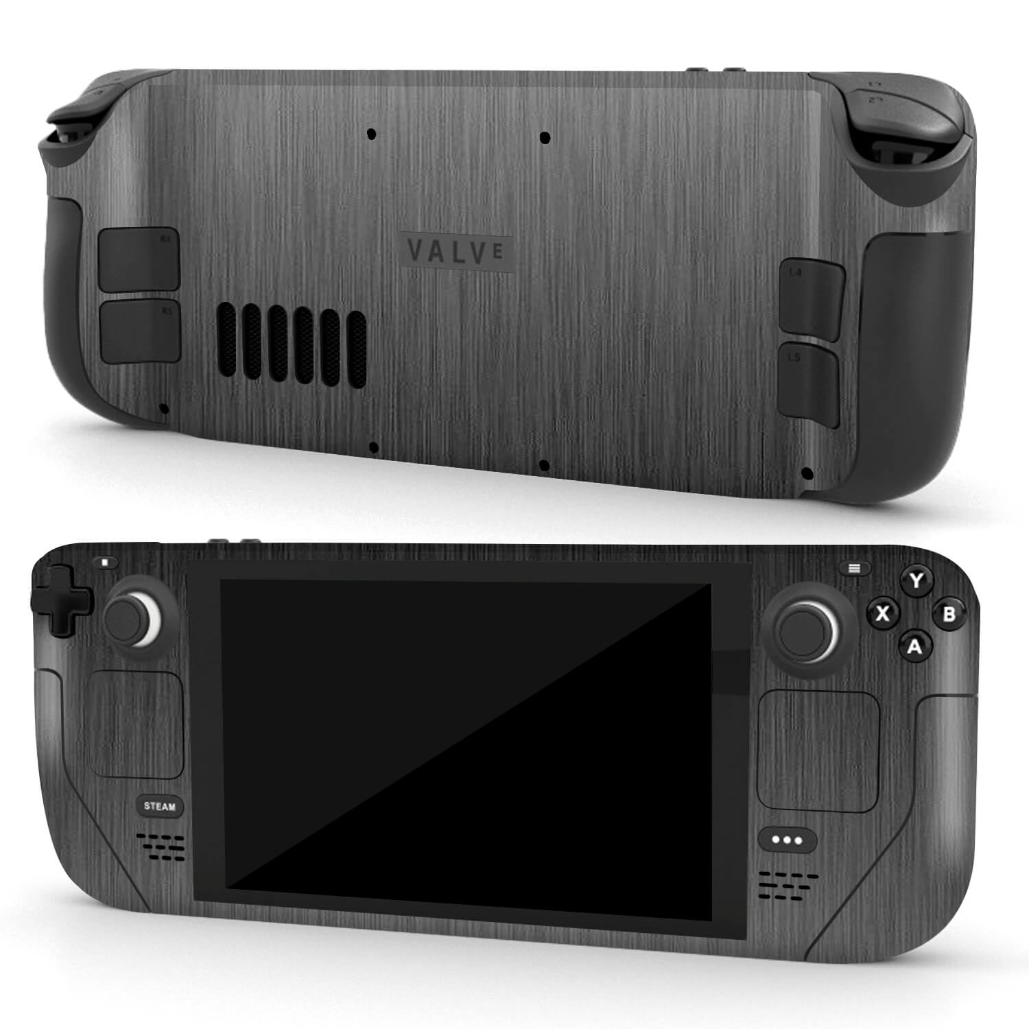 Steam Deck Brushed titanium skins