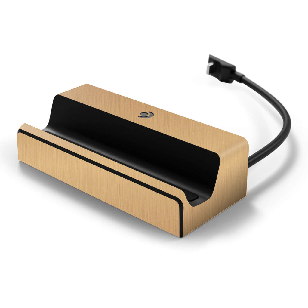 Steam Deck Docking Station Brushed gold skins