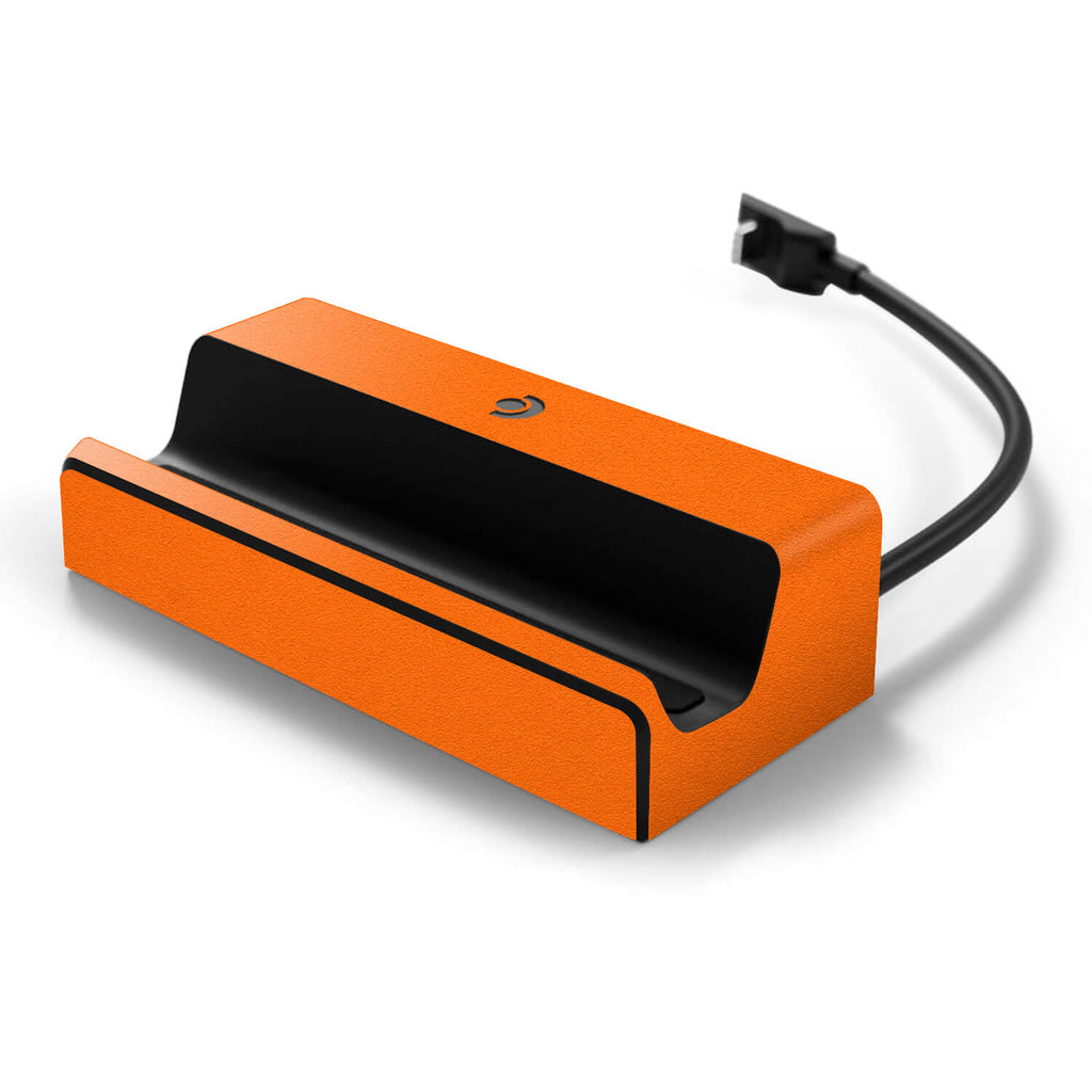 Steam Deck Docking Station Textured matt orange skins