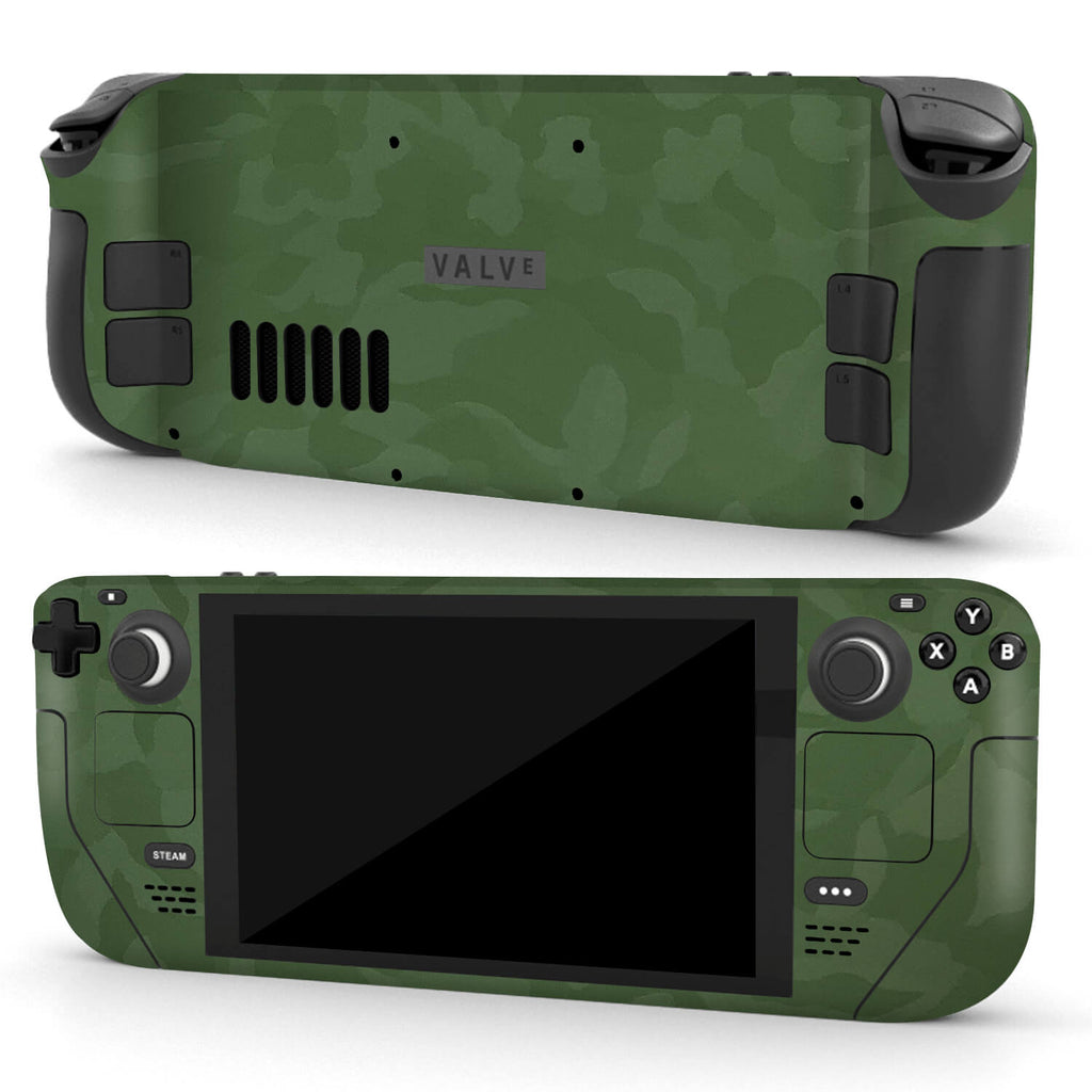 Steam Deck Green camo skins