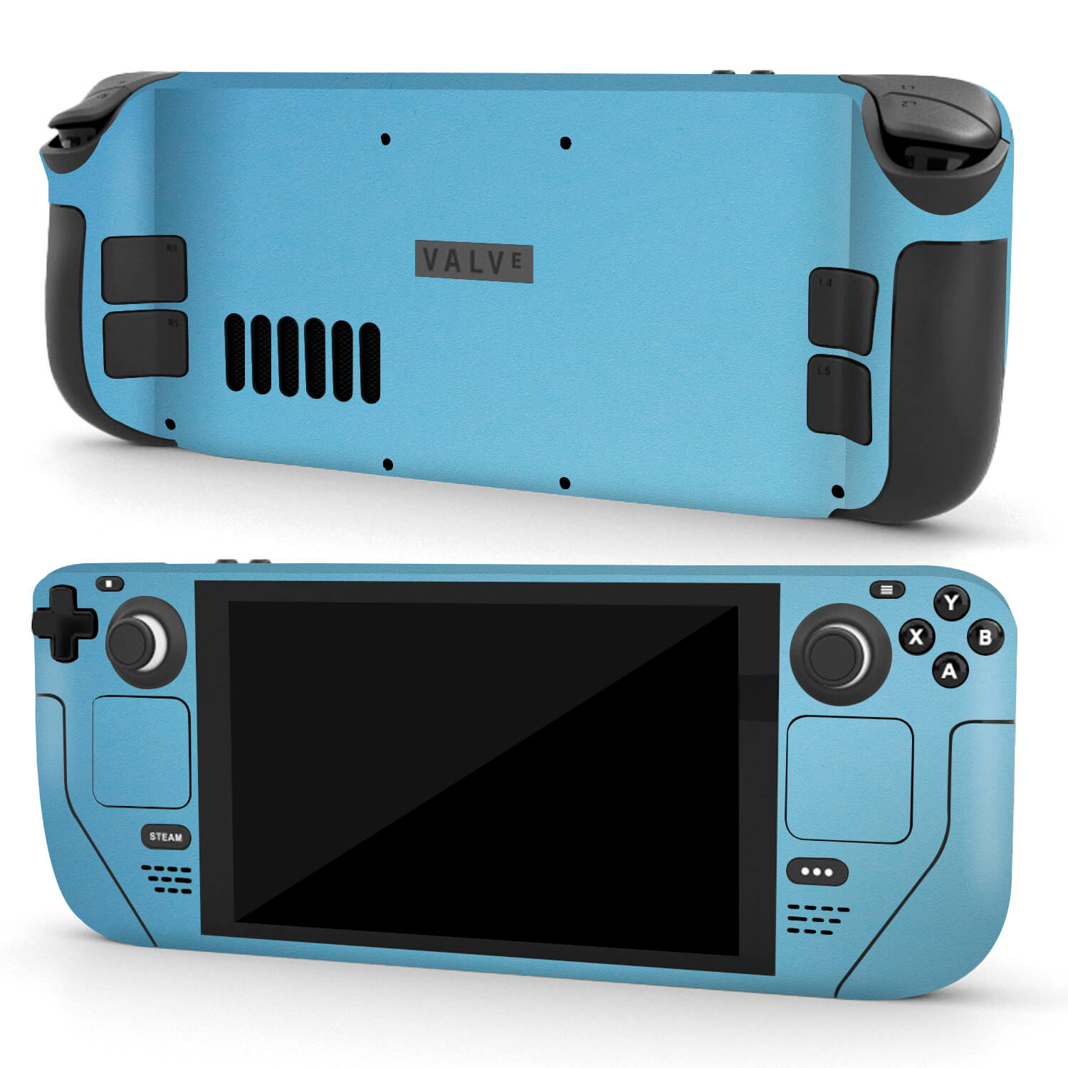 Steam Deck Textured matt light blue skins