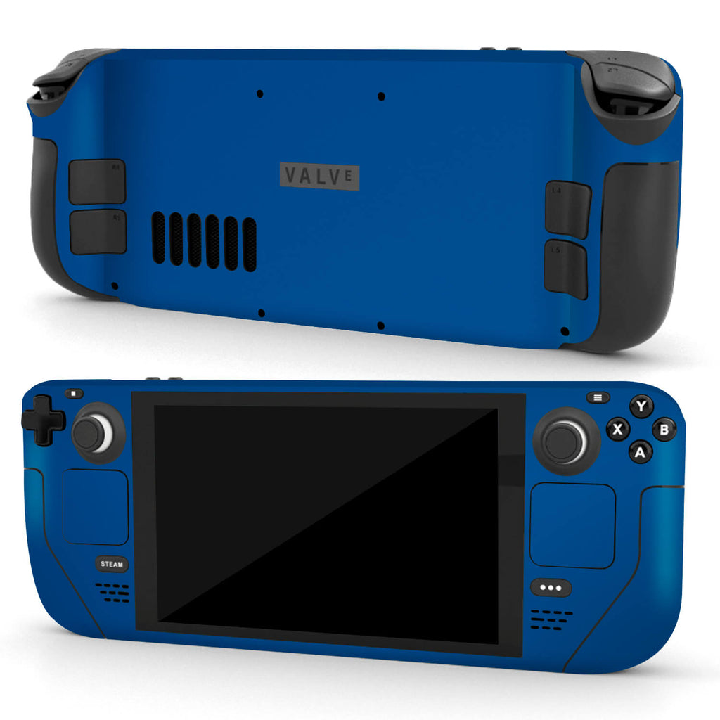 Steam Deck Textured matt royal blue skins