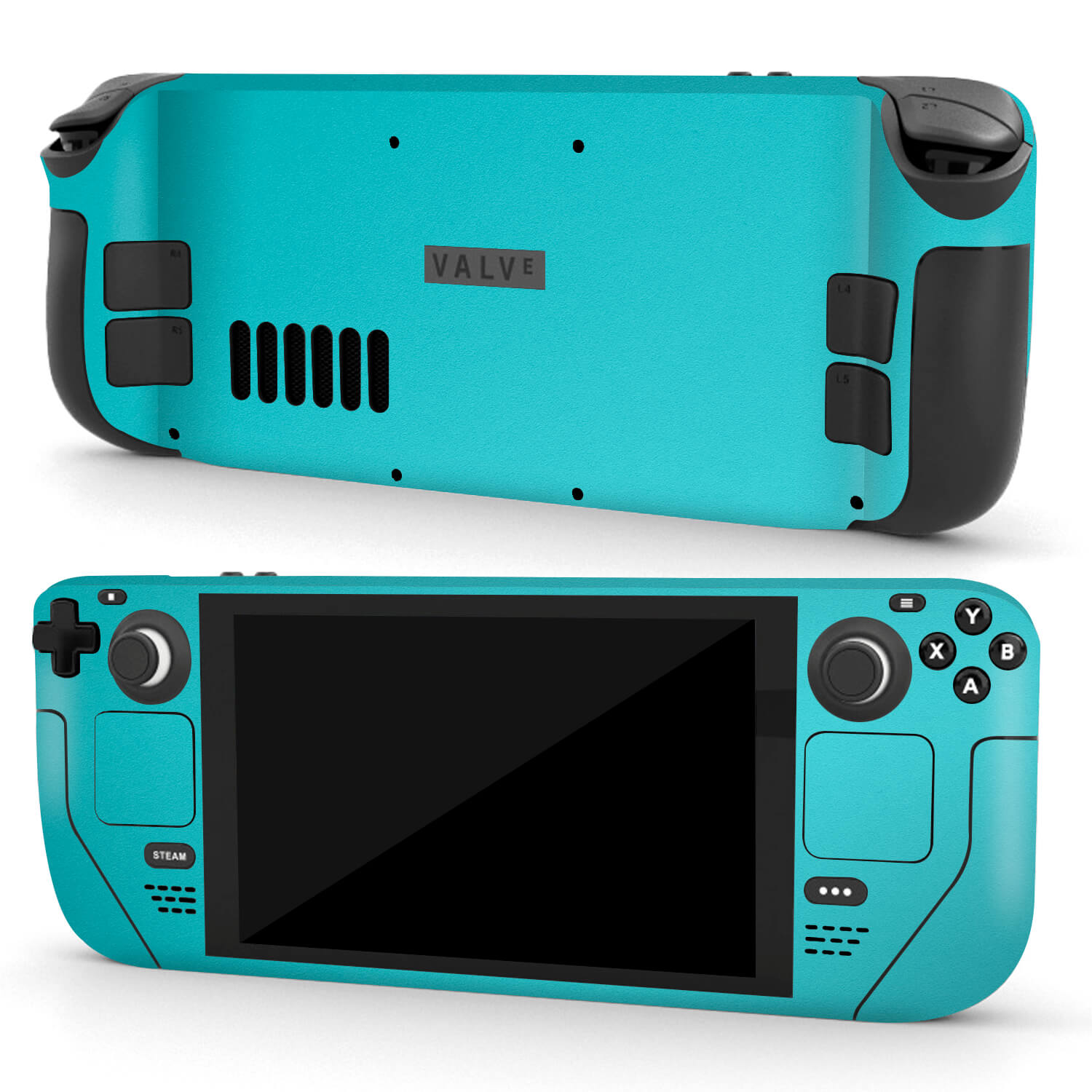 Steam Deck Textured matt turquoise skins