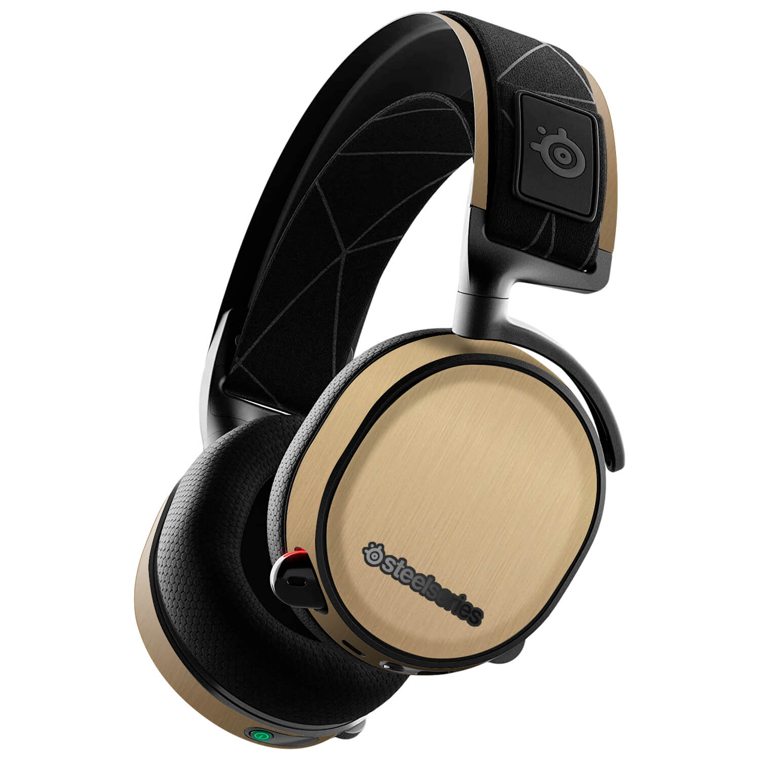 SteelSeries 7X Gaming Headset Brushed Gold Skins